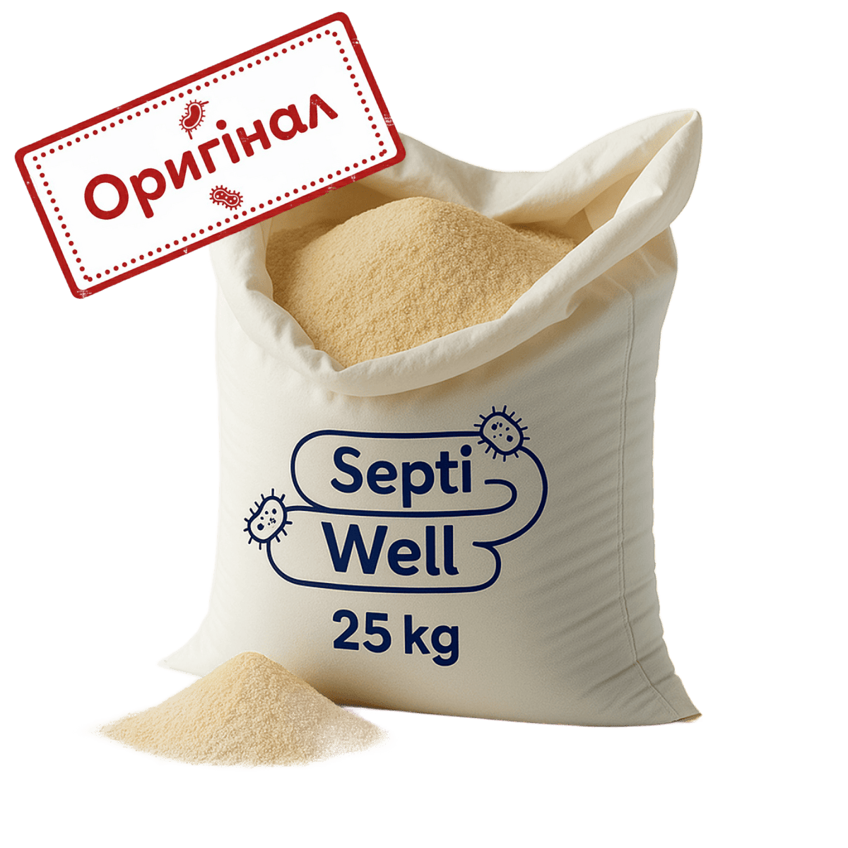 Бактерії для вигрібних ям та септиків Септівел – мішок 25 кг